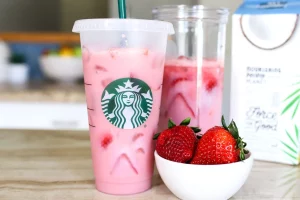 Starbucks strawberry pink drink