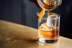 How much alcohol is in a shot of bourbon